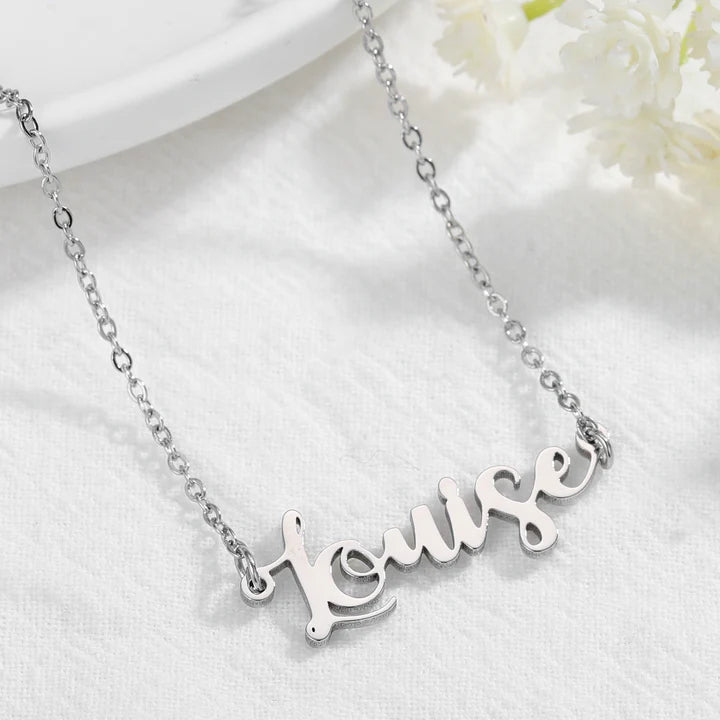 Collier Prénom en Argent sur Mesure