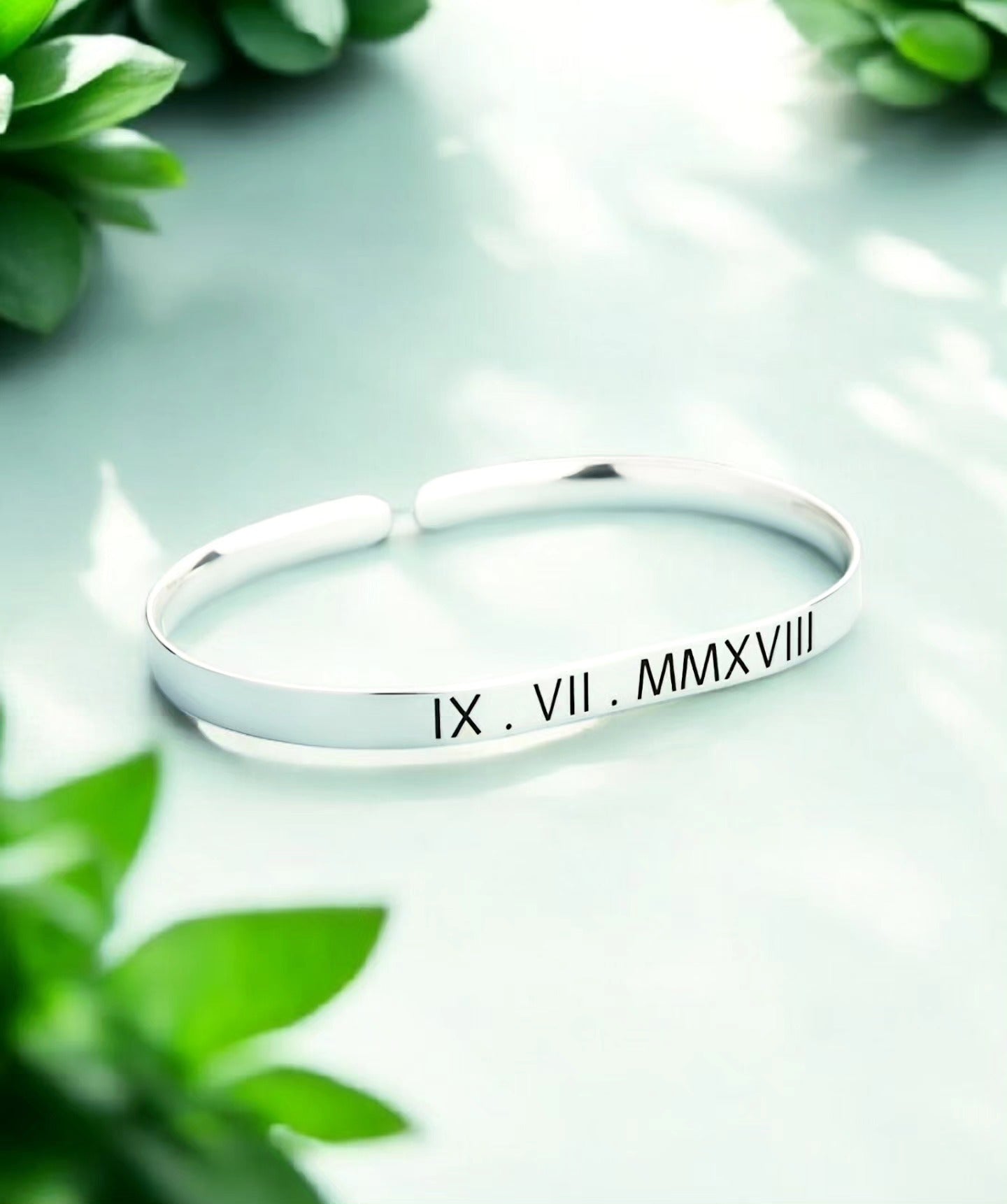 Ebarah Al-Noor – Bracelet jonc en argent