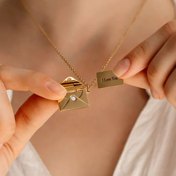 Collier Lettre d'amour - Personnalisable