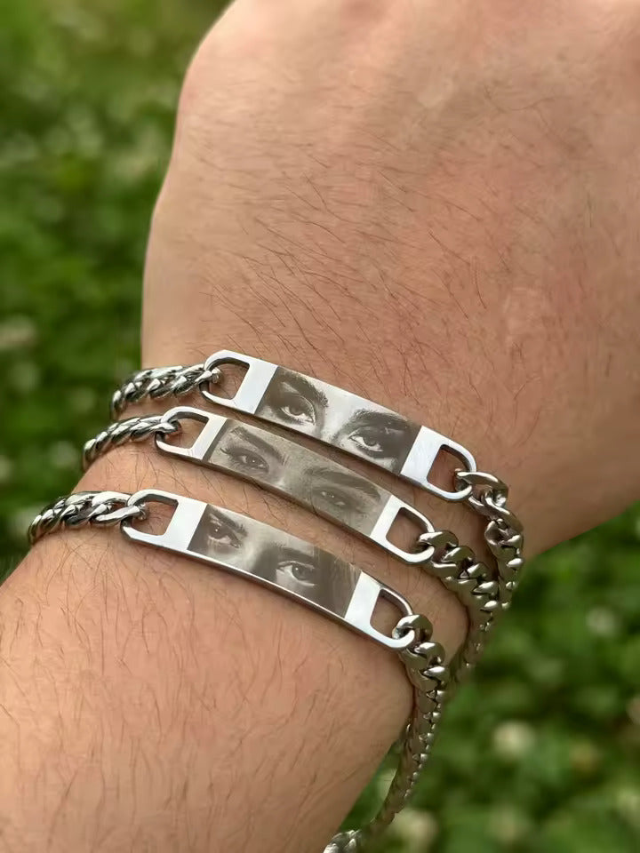 Bracelet personnalisé avec gravure laser