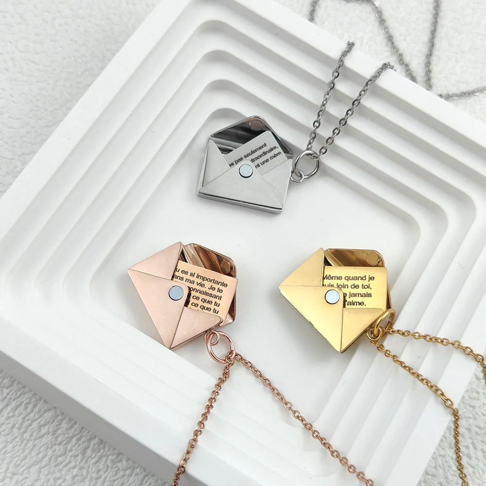 Collier Lettre d'amour - Personnalisable