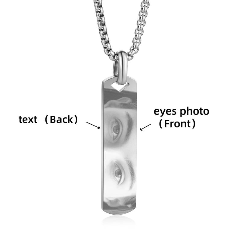Personalized Eyes Necklace
