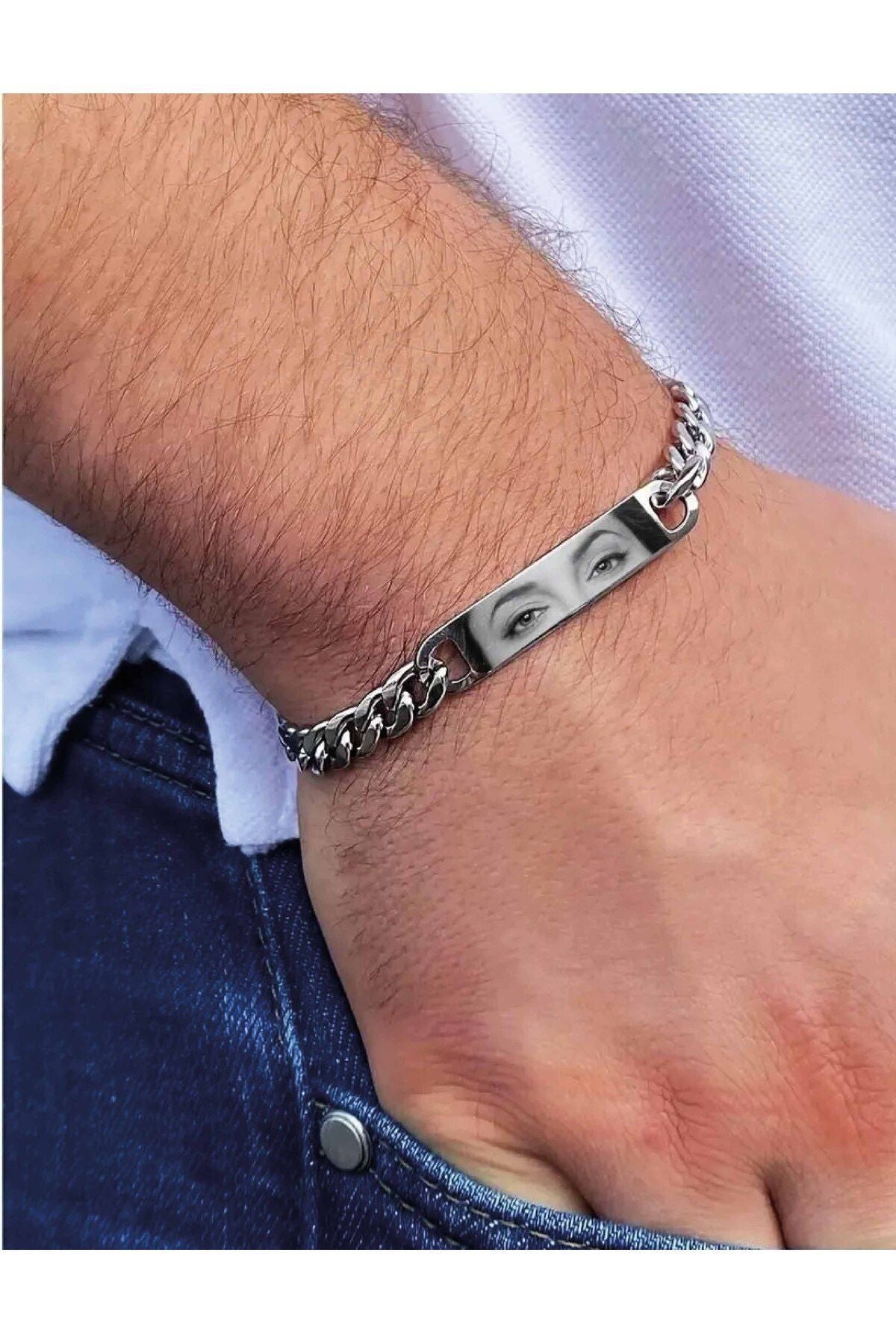 Bracelet personnalisé avec gravure laser